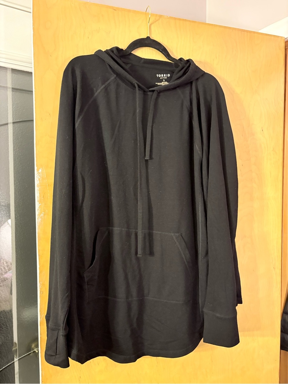Torrid Black Pullover Hoodie Shirt